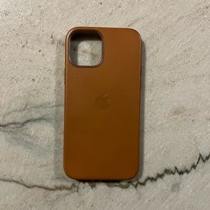 Apple Leather iPhone 12 Pro MagSafe Case